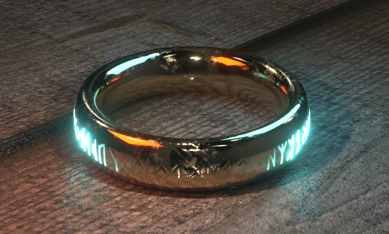 RING WITH VIKING RUNE preview image 1
